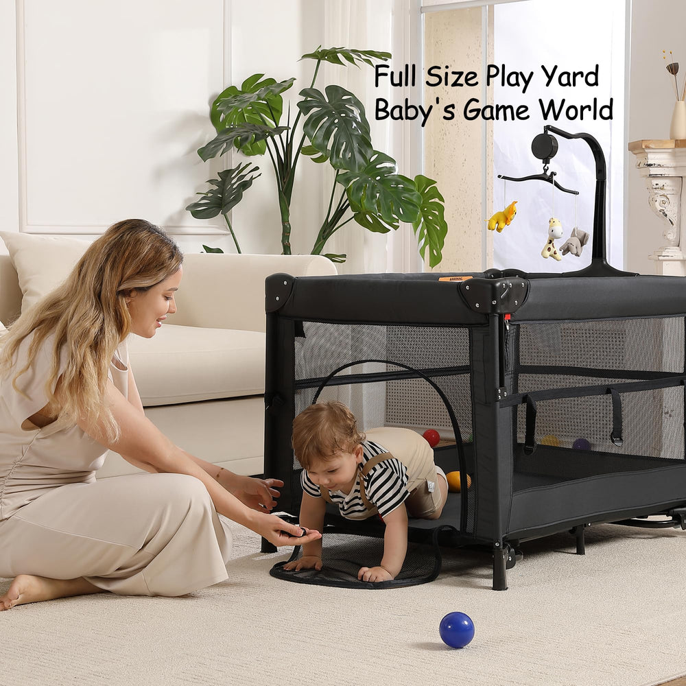 Jekeu detachable bassinet and nest for versatile newborn naps