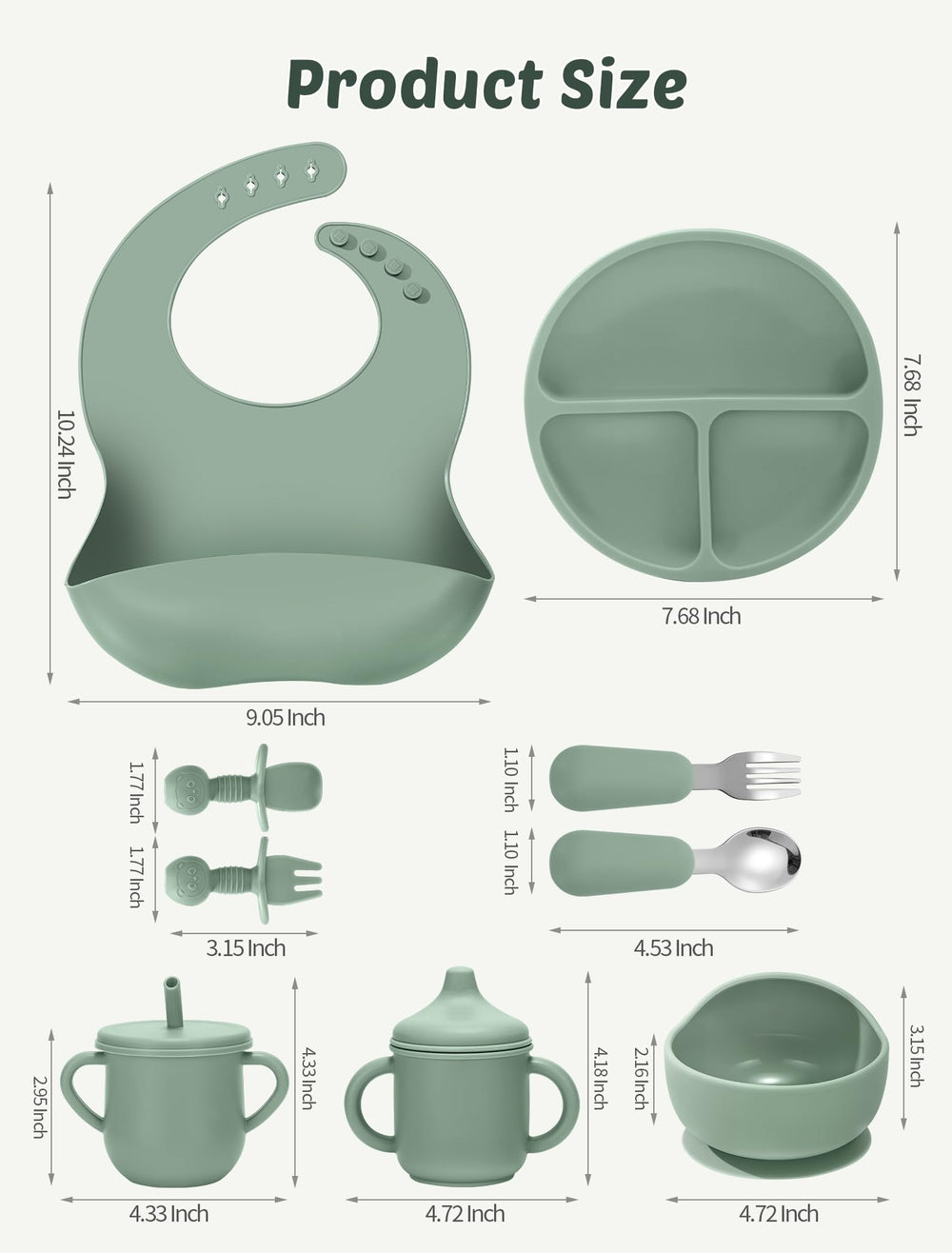 JELLDJK adjustable silicone bib with neck strap for snug fit