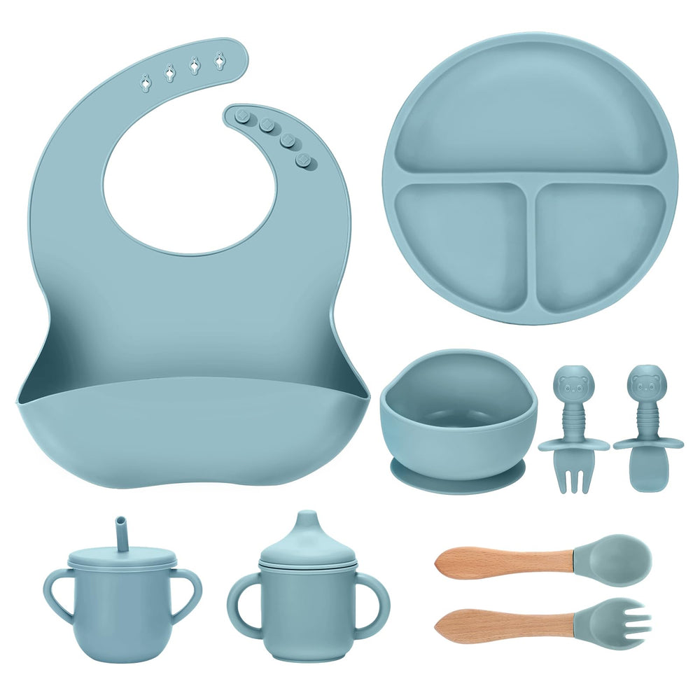 JELLDJK suction bowl on highchair tray for mess-free feeding
