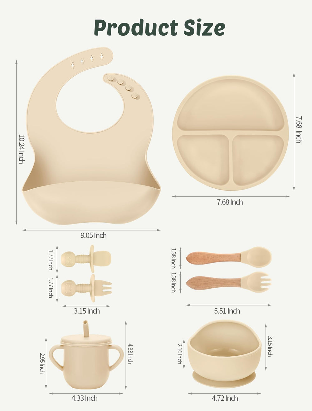JELLDJK wooden spoons and forks provide natural texture for learning