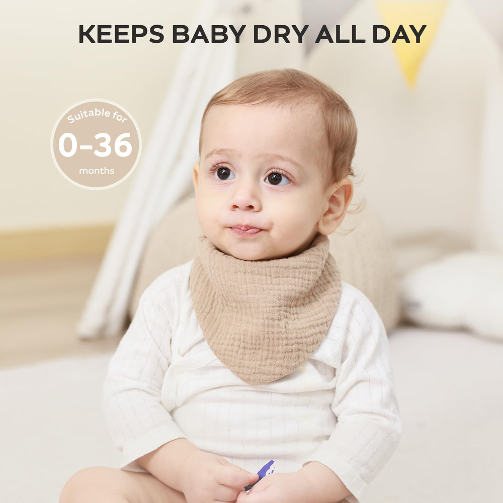 Jellymoni six-layer absorbent design bib demonstrates high liquid absorption for drool and spills