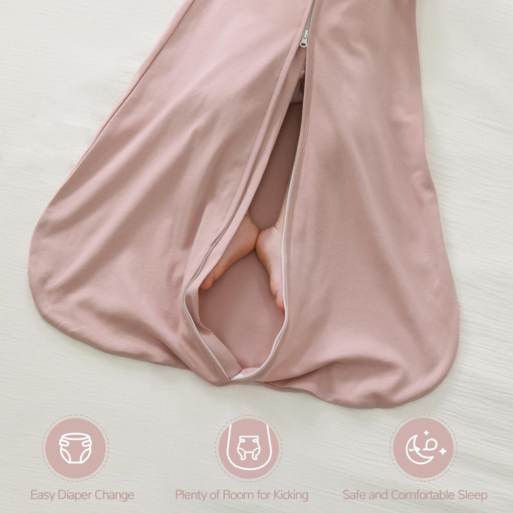 JELLYMONI 100% cotton sleep sack offers breathable comfort for naps