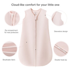 JELLYMONI baby sleep sack 2-way zipper eases nighttime diaper changes