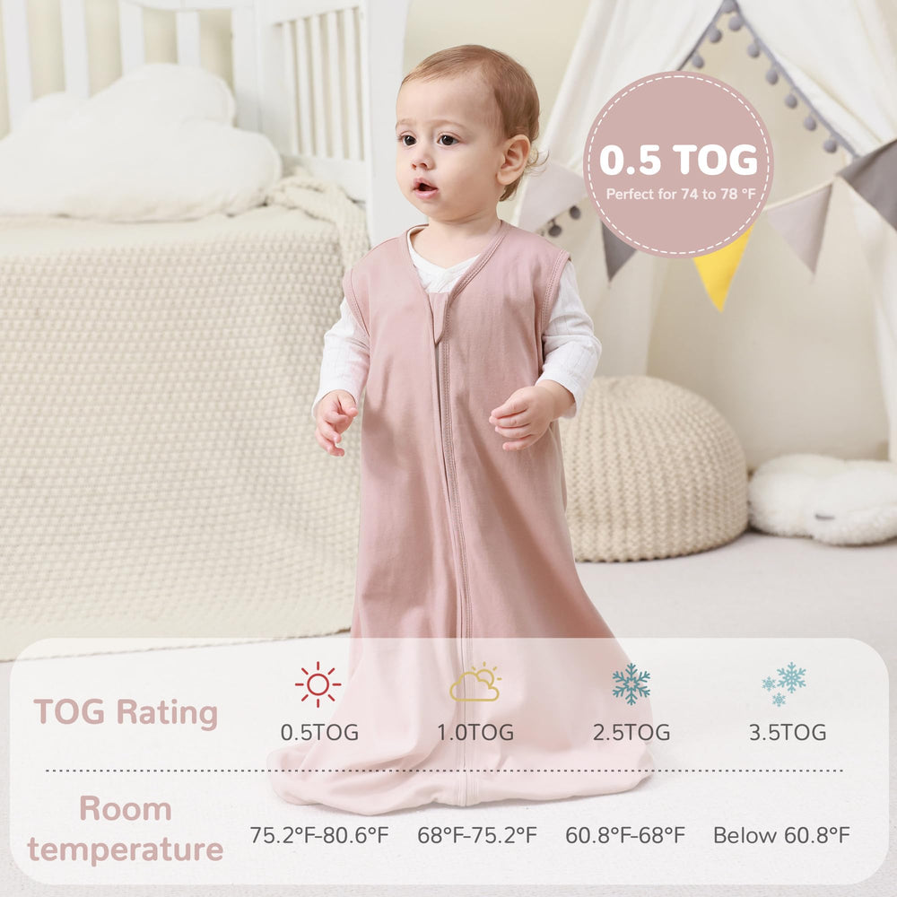 JELLYMONI newborn-to-toddler sack shows safe sleep design and easy care