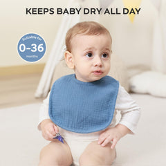 JELLYMONI bandana bibs show absorbent design keeps outfits clean during meals.