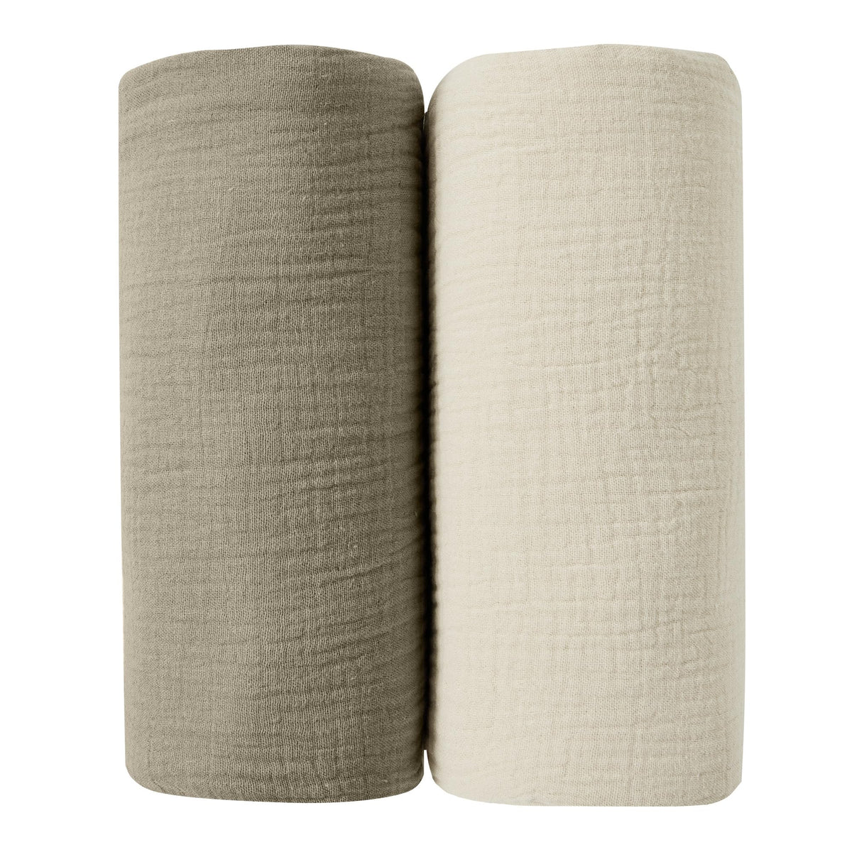 JELLYMONI Muslin Swaddle Blanket texture close-up highlights soft, breathable fabric for delicate newborn skin.
