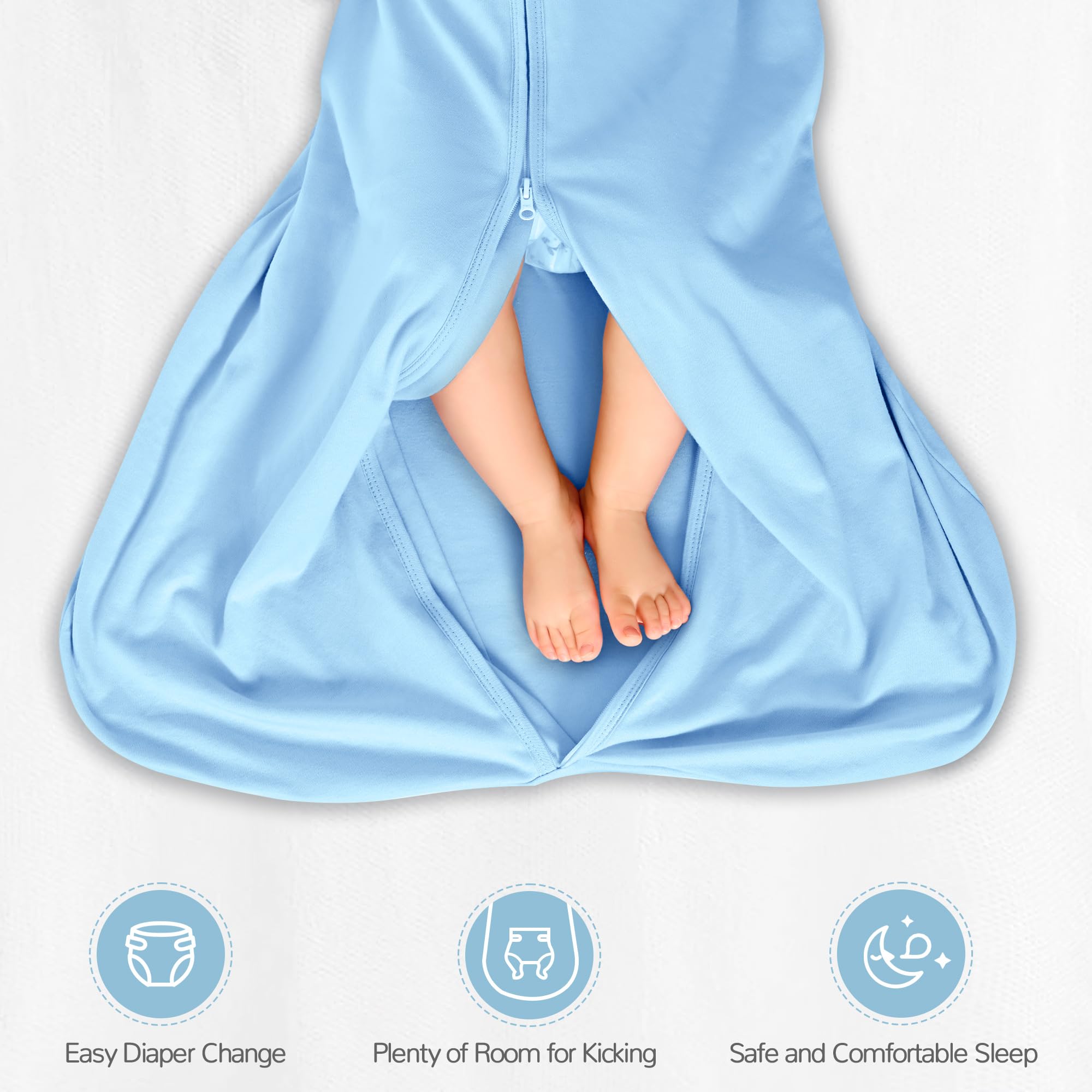 JELLYMONI three-pack sleep sacks offer versatile options for families.