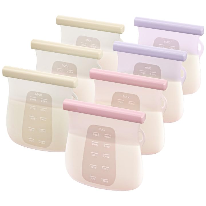 JellyRuru breastmilk bags packaging display ready for reuse and organization.