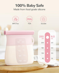JellyRuru leakproof double seal demonstrates secure milk storage.