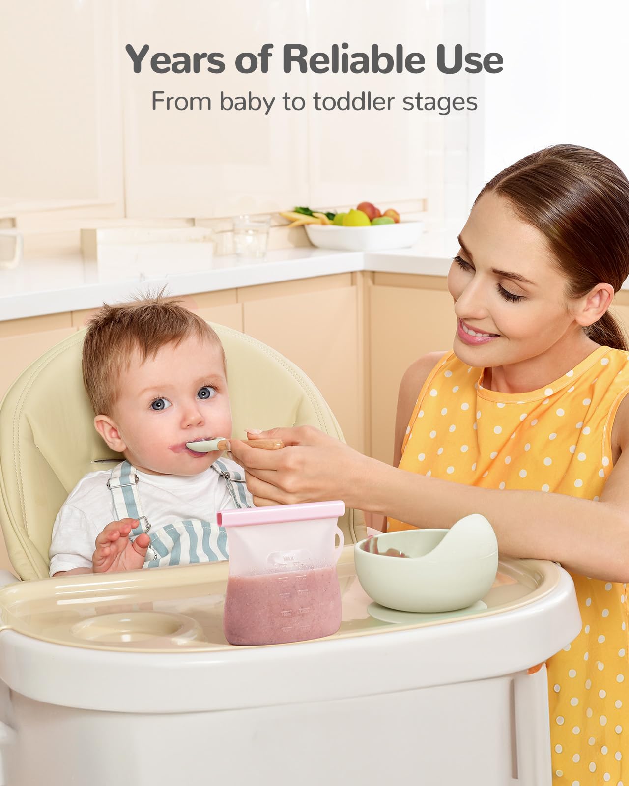 JellyRuru versatile bags for baby milk and snacks on the go.