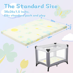 Jelumonpe pack-n-play mattress carry bag shown for portable storage.