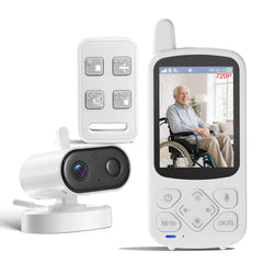 JEMXITG Elderly Monitor camera view enables remote care and two-way talk.