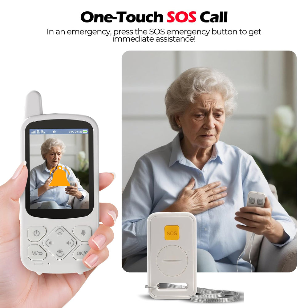 JEMXITG Two-way talk on the monitor enables instant conversations from any room.