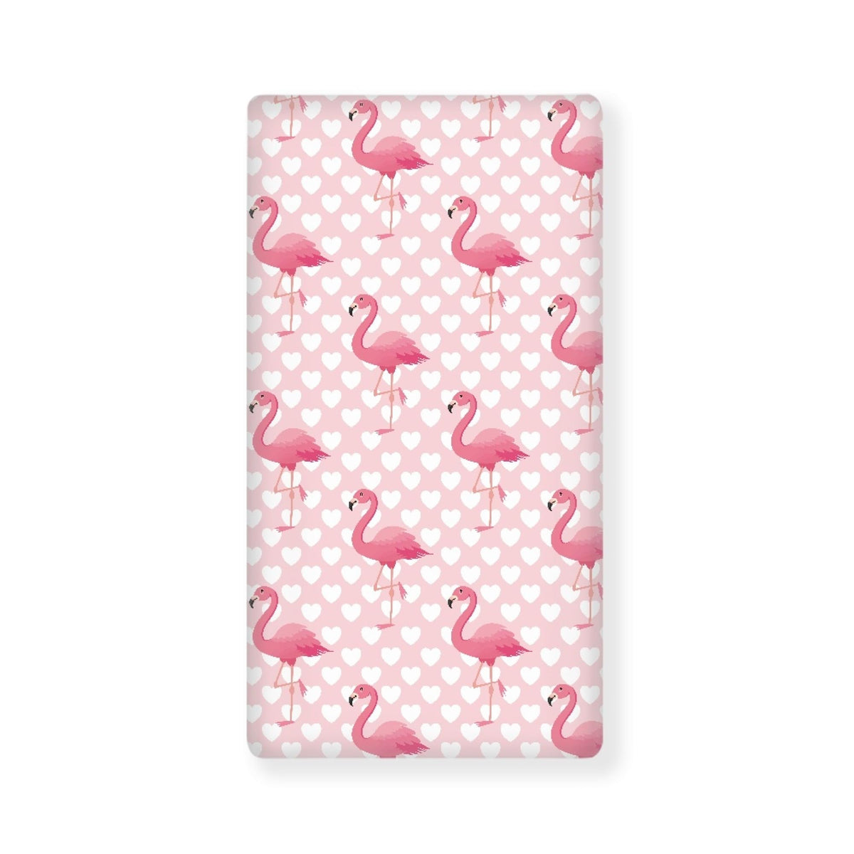 JEPFEIXIA pink flamingo fitted crib sheet fits standard crib mattress with soft breathable fabric.