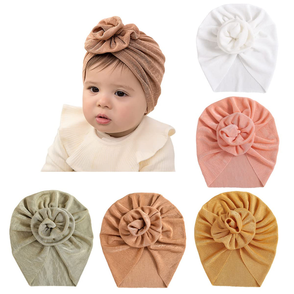 jerague newborn headwrap front view with bow for cute everyday wear