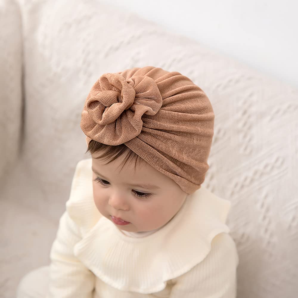 jerague newborn headwrap on baby for photo moments