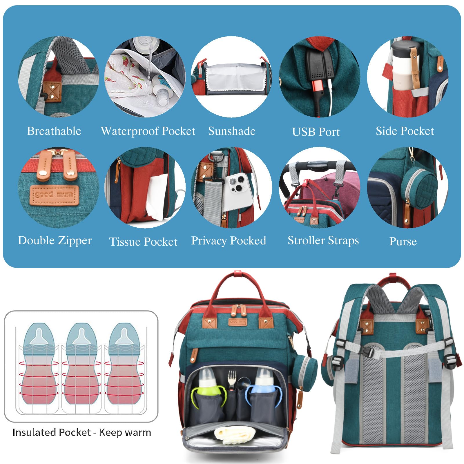 Jeryswet anti-theft-back-pocket secures valuables during travel.