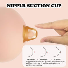 Jesakmie brown nipple puller with travel case for on-the-go relief
