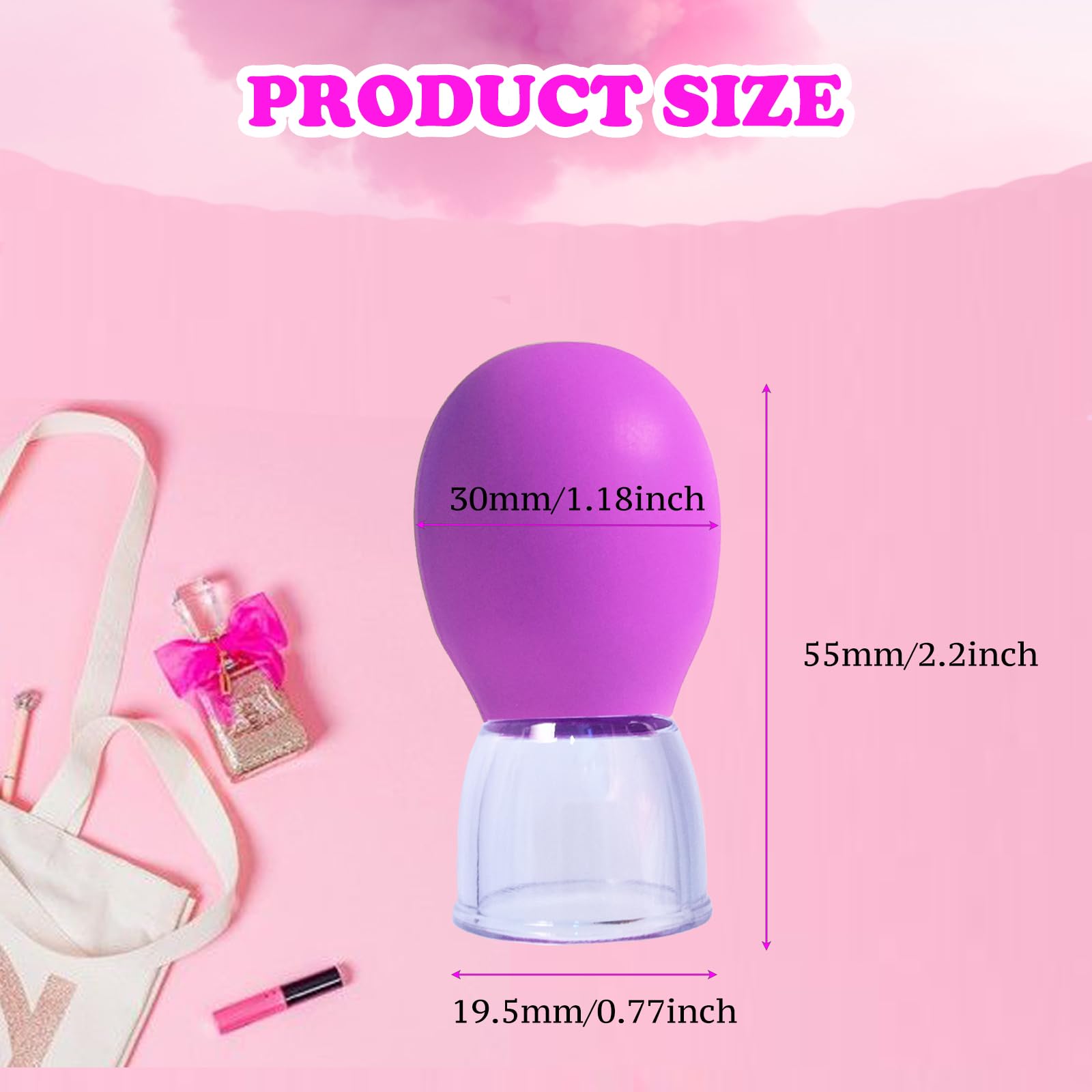 Jesakmie inverted nipple corrector demonstrates the compact device for improved nipple projection.