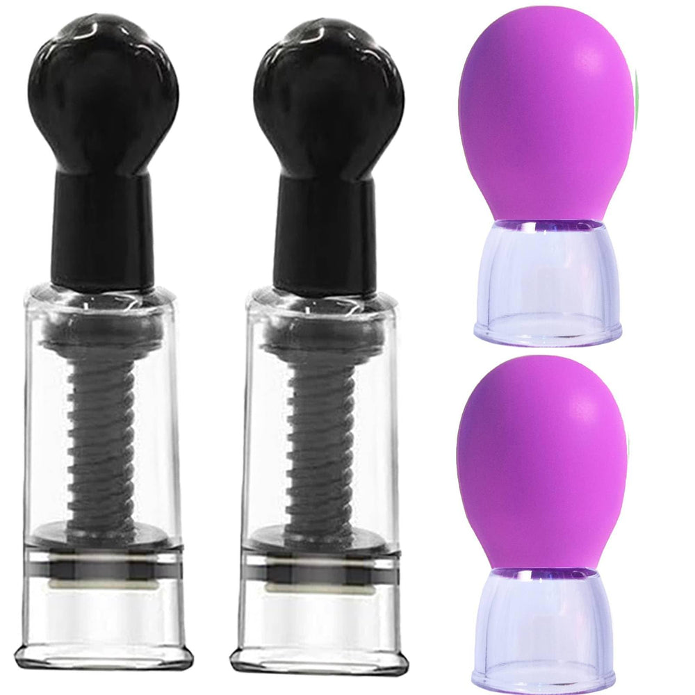 Jesakmie nipple-corector-set-package offers two pairs for adjustable suction and tailored comfort.