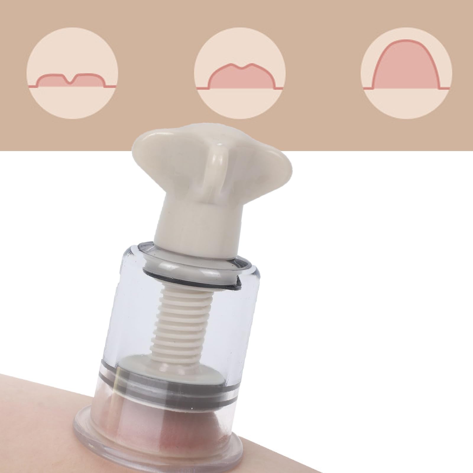 Jesakmie nipple-corrector small black — gentle correction for inverted nipples