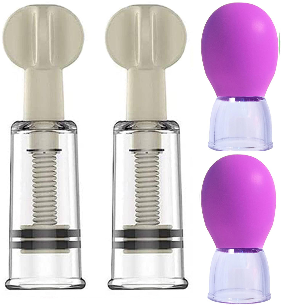 Jesakmie nipple correctors pack with 2 pairs for adjustable comfort and variety.