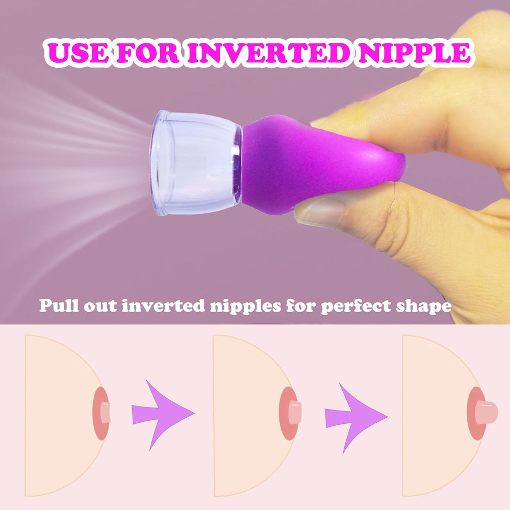 Jesakmie nipple-suction-cups-front highlights compact design for portable use.