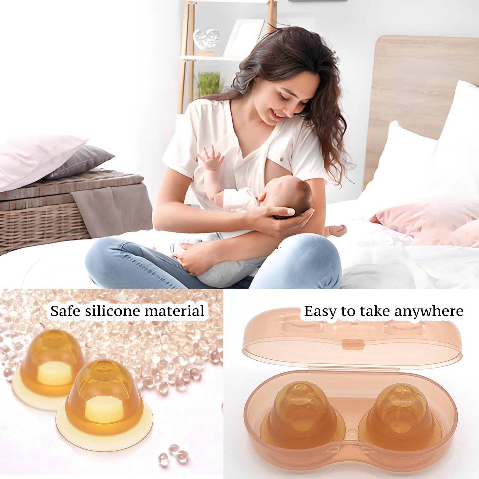 Jesakmie nipple suction cups showing strong suction for massage