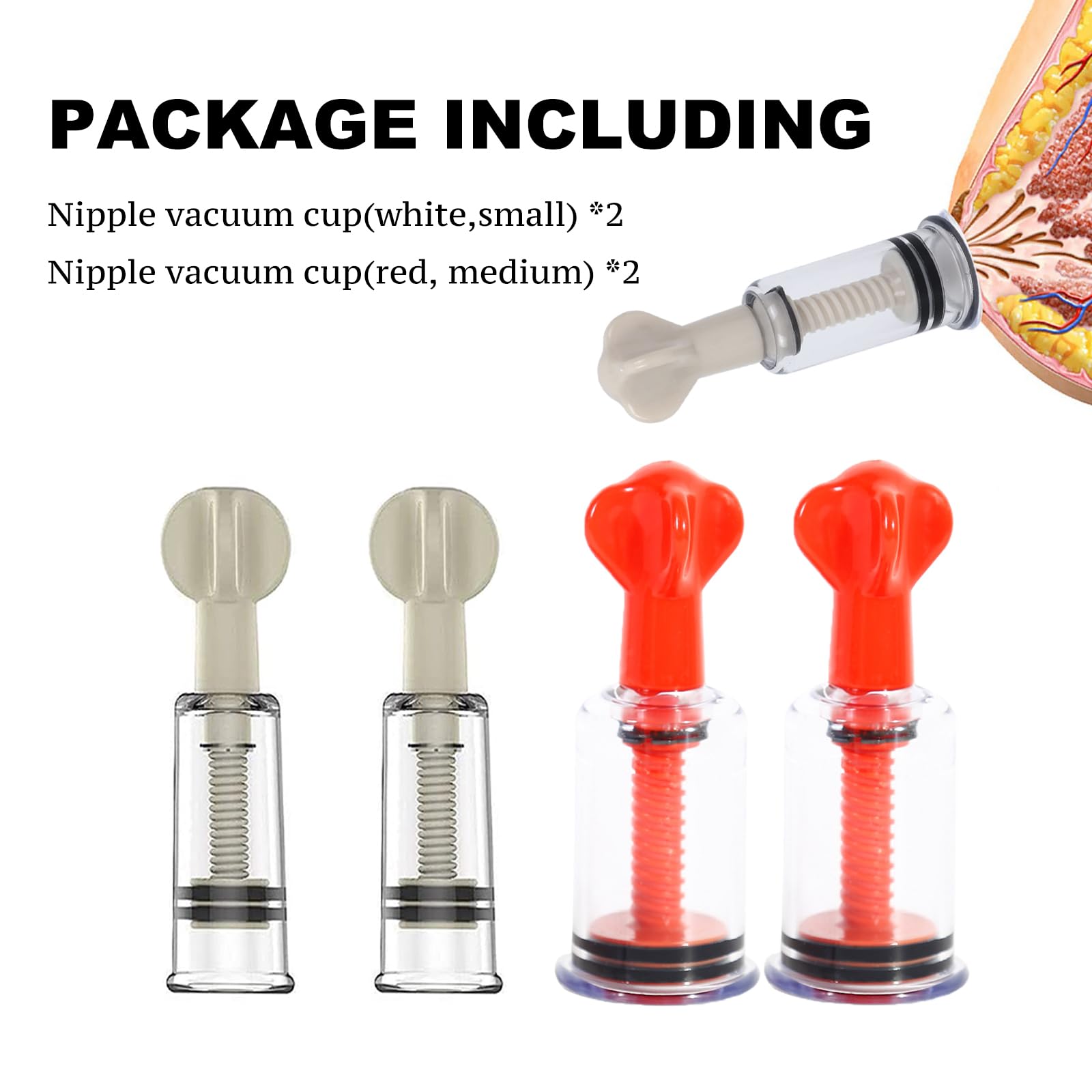 Jesakmie Nipplesucker vacuum action illustrates shaping for inverted nipples