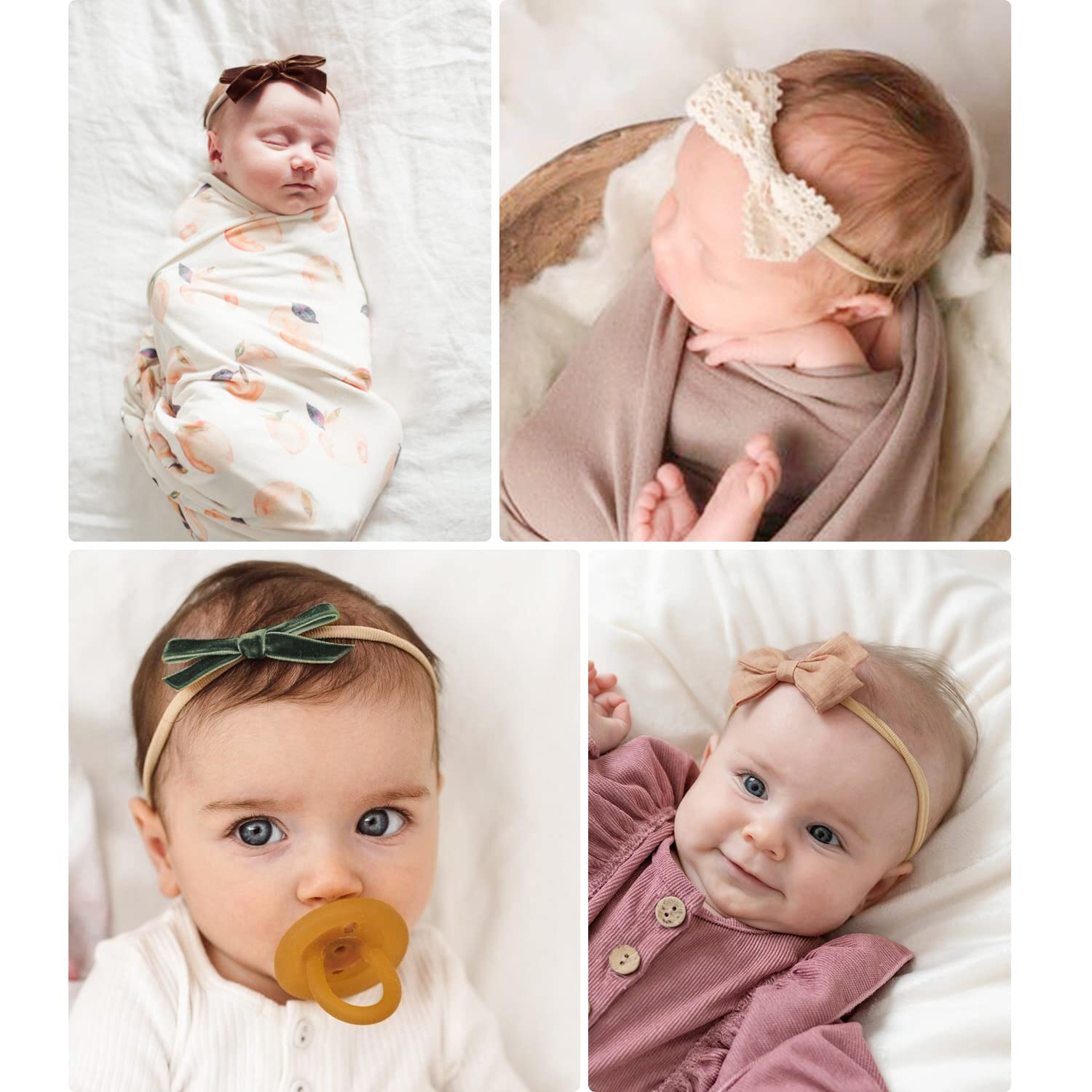 Jesries headbands for baby showers and birthday use add charm to occasions.