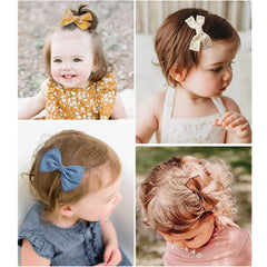 Jesries handmade bows in cotton and lace add gentle stylish accents