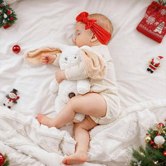 Jesries one-size headbands grow with baby from newborn to toddler with secure fit