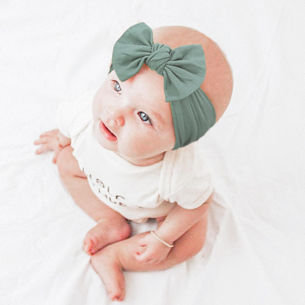 Jesries one-size headbands stretch to grow with your child.