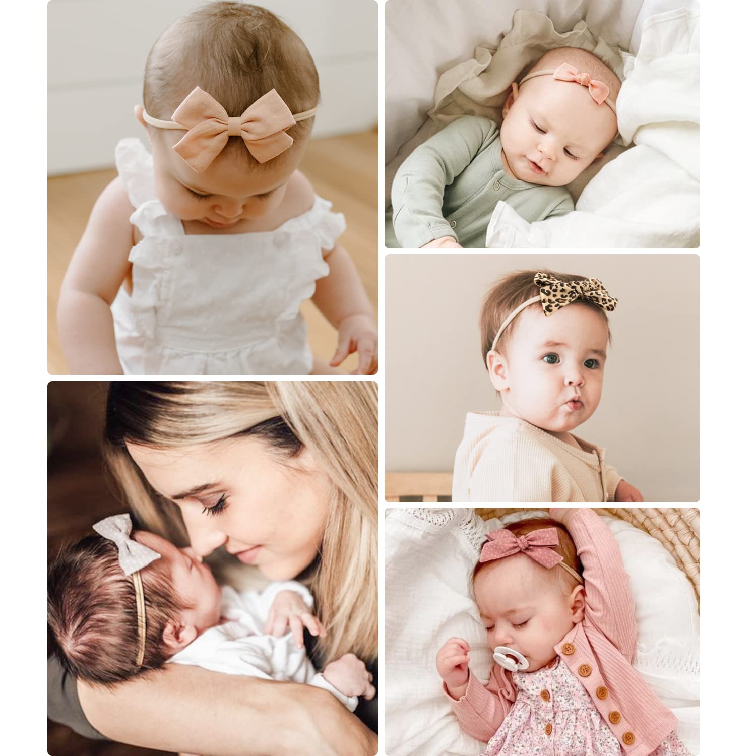 Jesries variety patterns bows collection provides playful looks for photos.