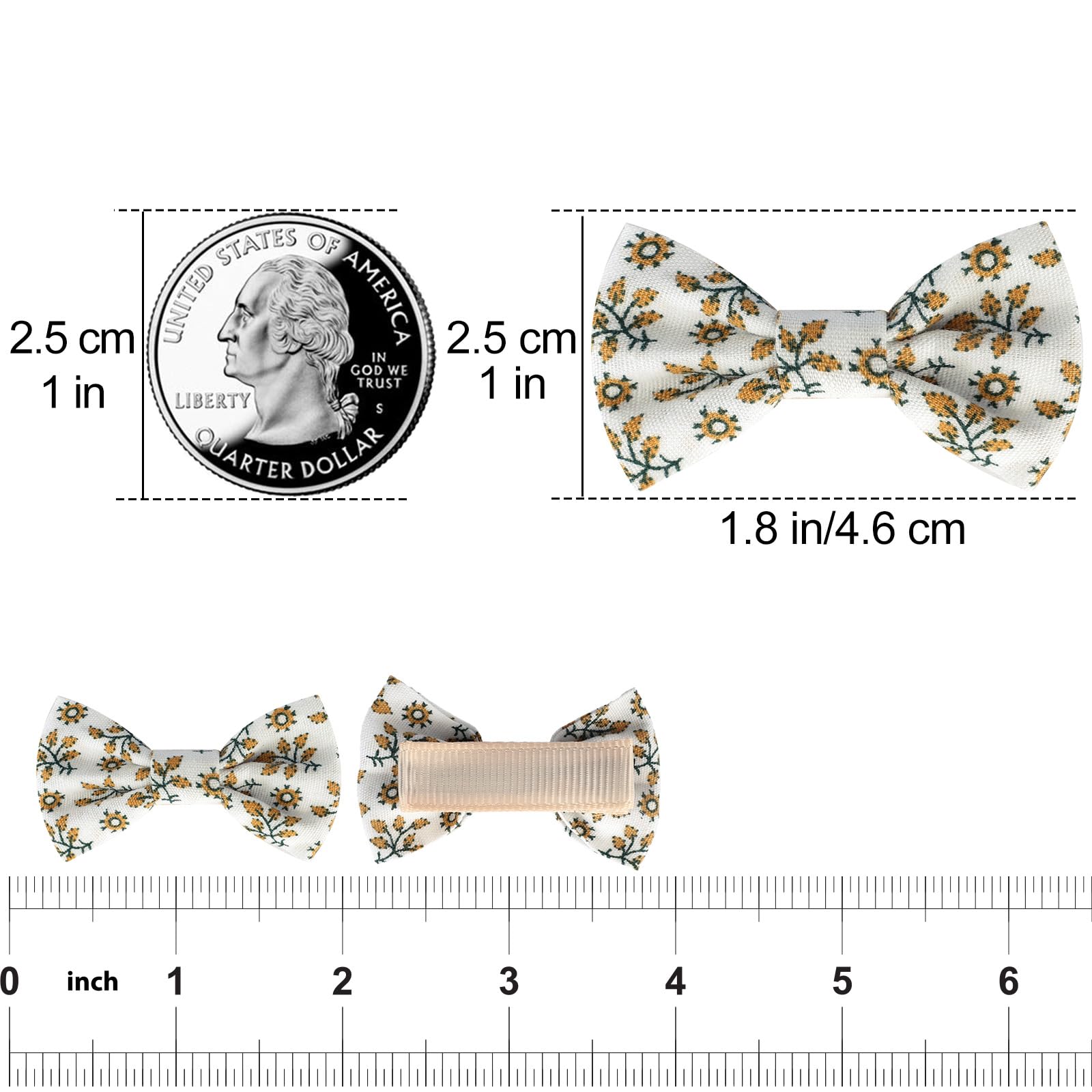 JESSCAT fabric bows closeup highlighting soft cotton texture for gentle hair hold