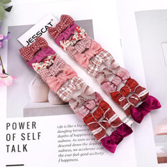 JESSCAT 22pcs hair clips stripes pattern—easy-to-match designs for parties, photos, or school.