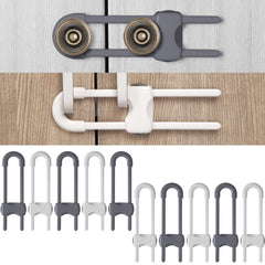 Jetec cabinet locks close-up shows durable ABS construction for reliable childproofing