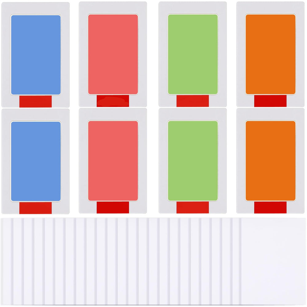 Jetec 8-set inkless baby footprint kit inkpads showcase colorful pads for safe keepsakes.