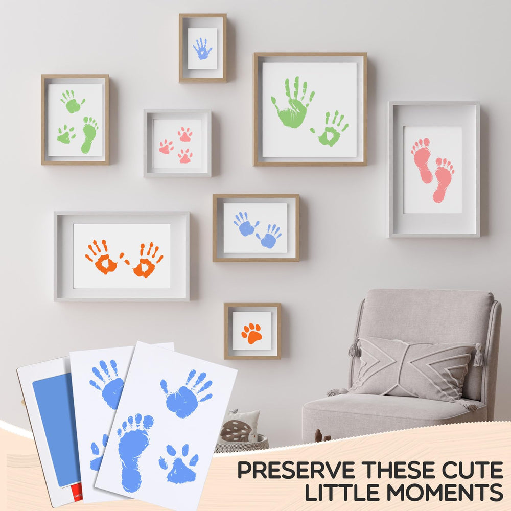 Jetec inkless paw print kit captures pets' memories on imprint cards with ease.