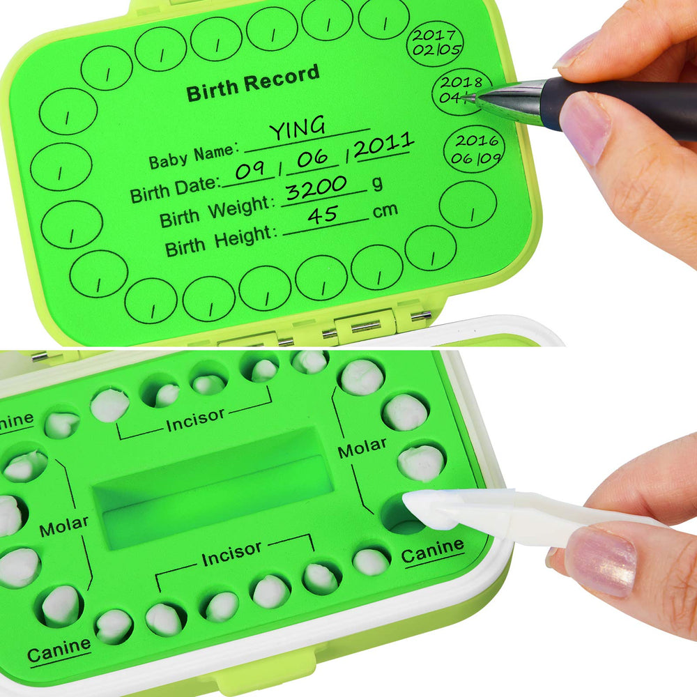 Jetec baby fetal hair container secured for keepsake hair samples