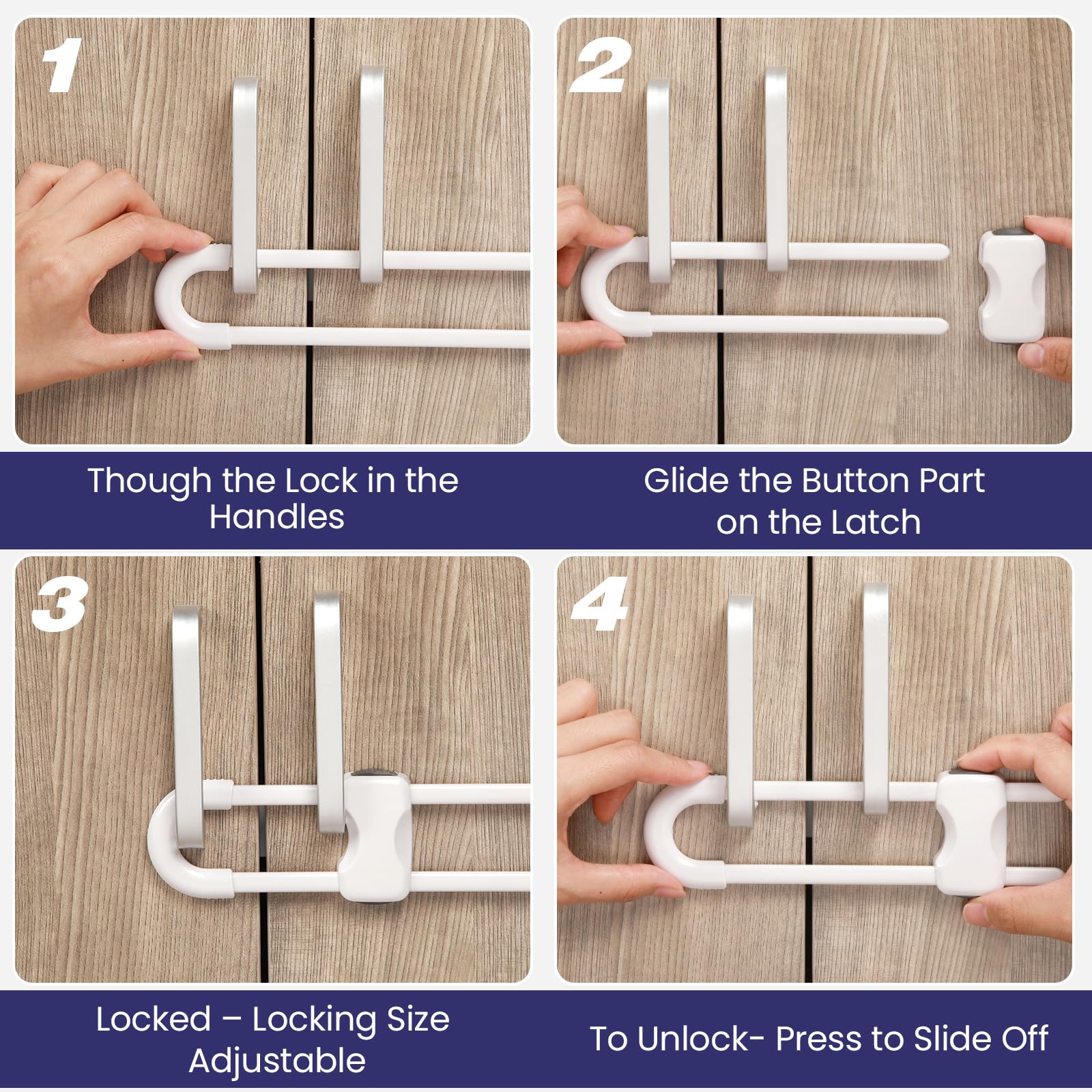 Jetec cabinet locks use durable ABS material for everyday safety
