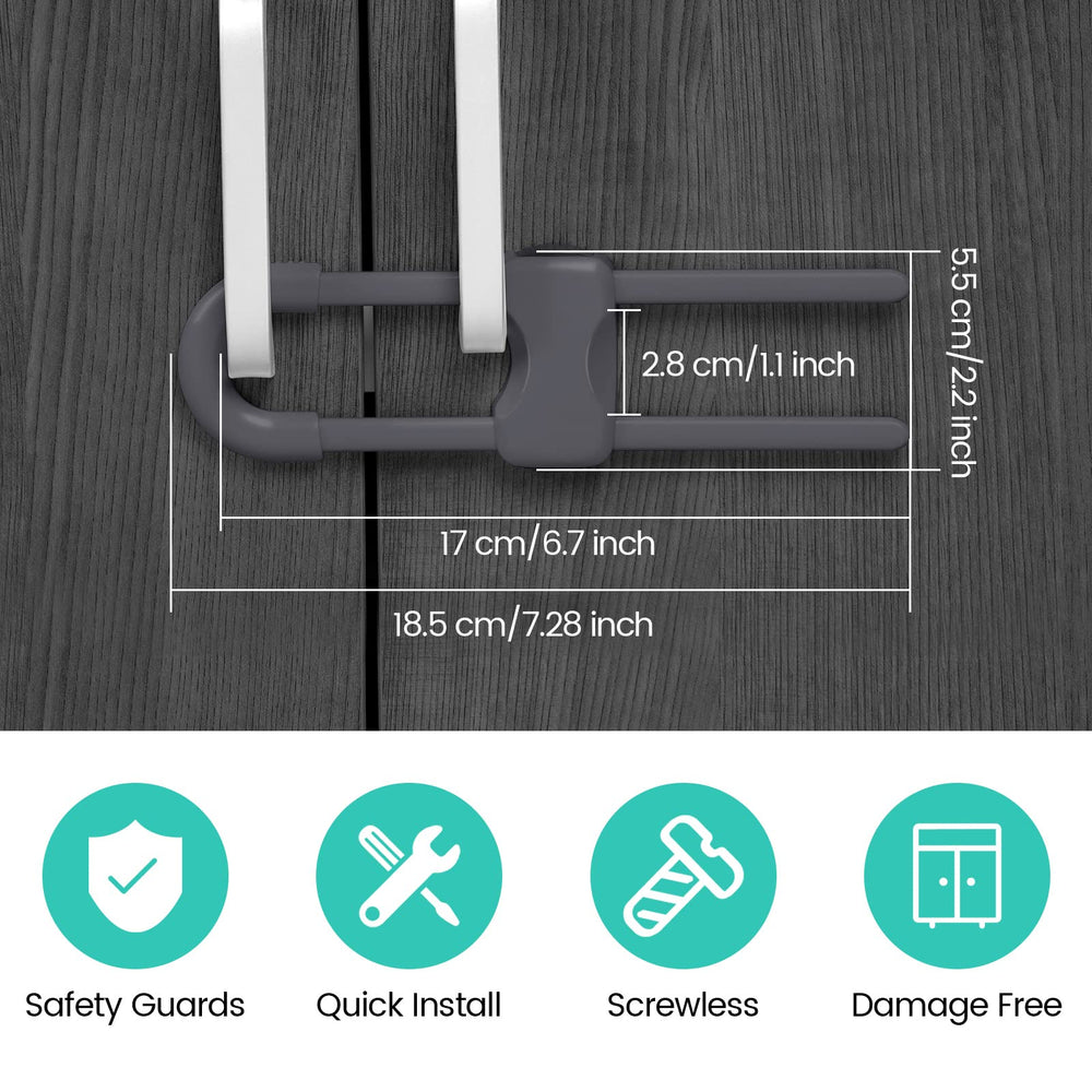 Jetec cabinet locks adjustable knobs demonstrates spacing up to 4.7 inches