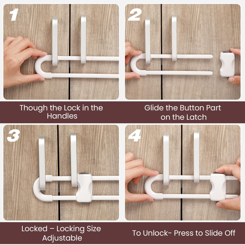 Jetec cabinet locks feature childproof design for everyday safety