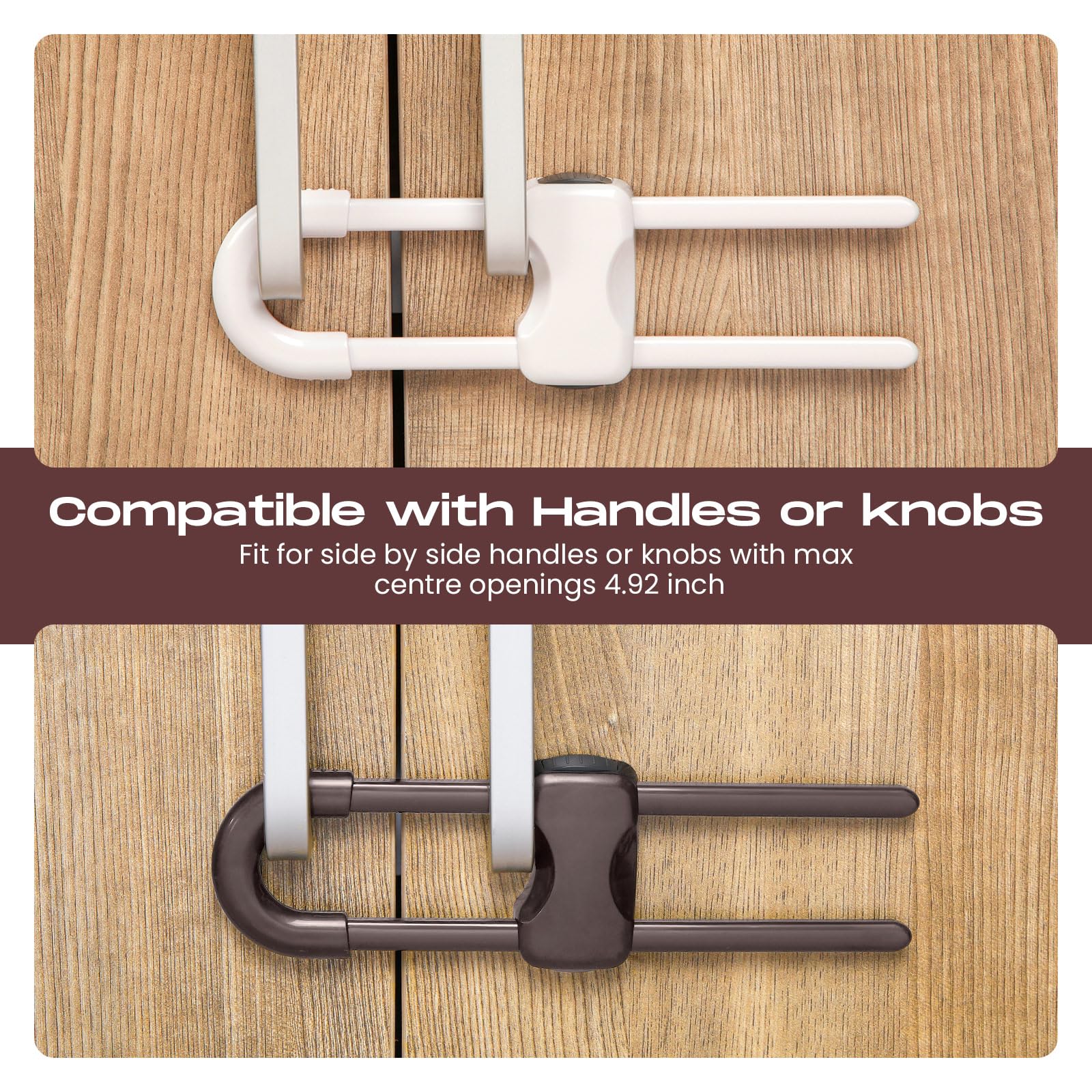 Jetec cabinet locks made from durable ABS material for longevity