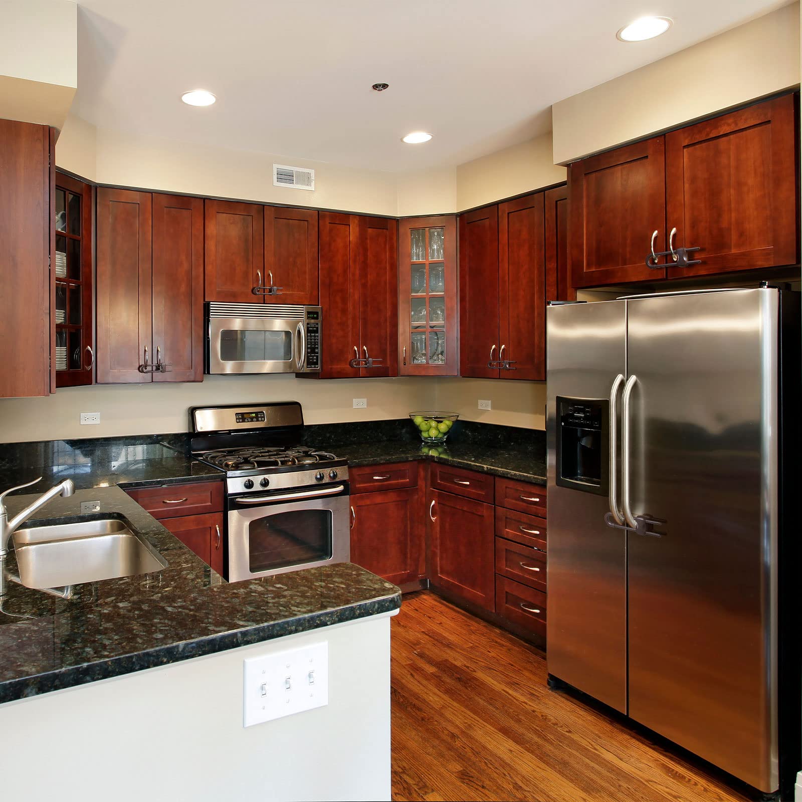 Jetec cabinet locks install easily without tools, saving time