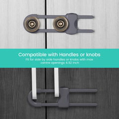 Jetec cabinet locks slim design blends with cabinets while keeping kids safe