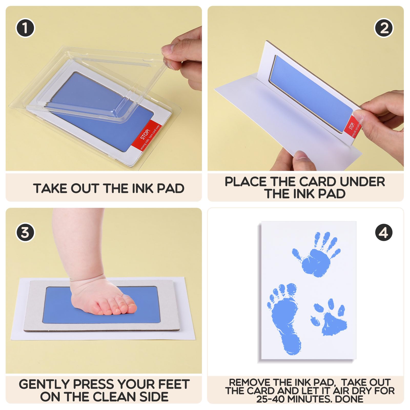 Jetec clean touch design keeps skin clean after stamping.