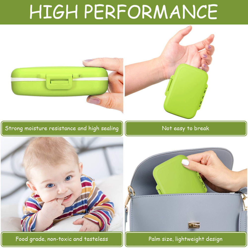 Jetec teeth box interior with dividers keeps teeth neatly organized
