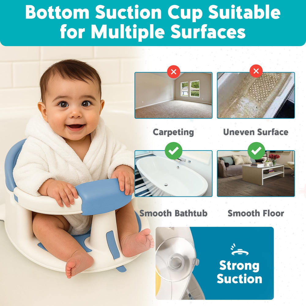 JetFresh bath seat easy to install and remove for flexible use