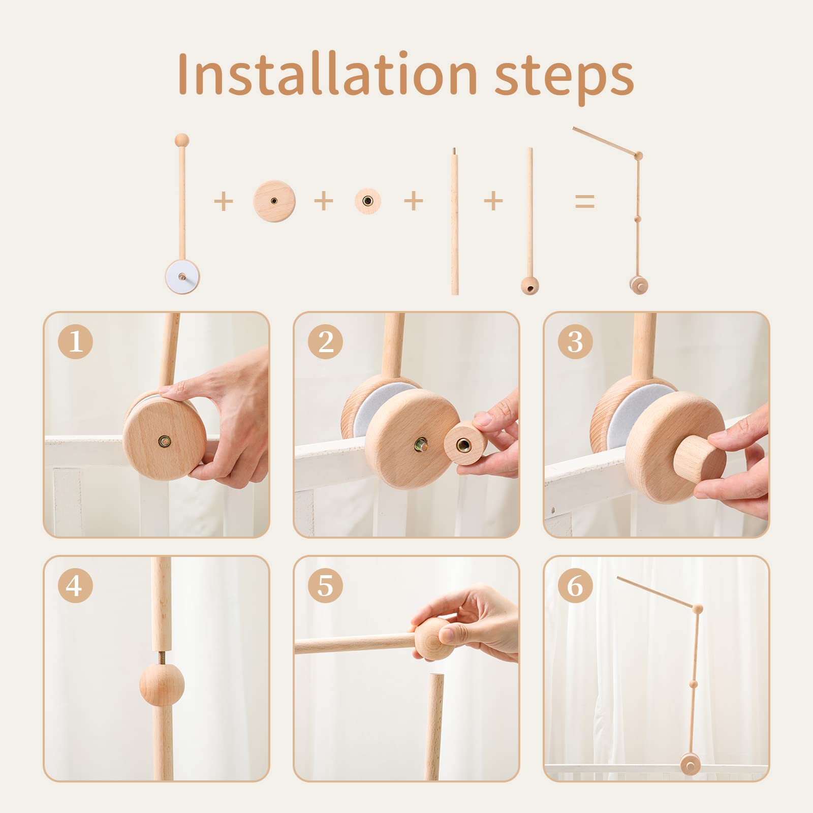 JETM·HH anti-slip design keeps the mobile stable.